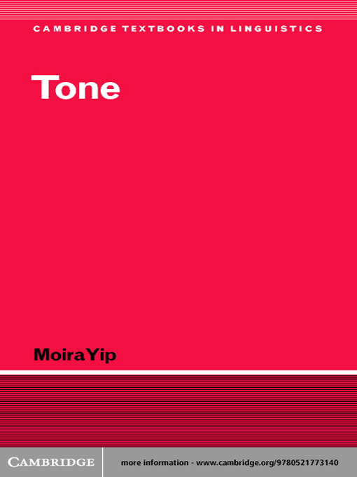 Title details for Tone by Moira Yip - Available